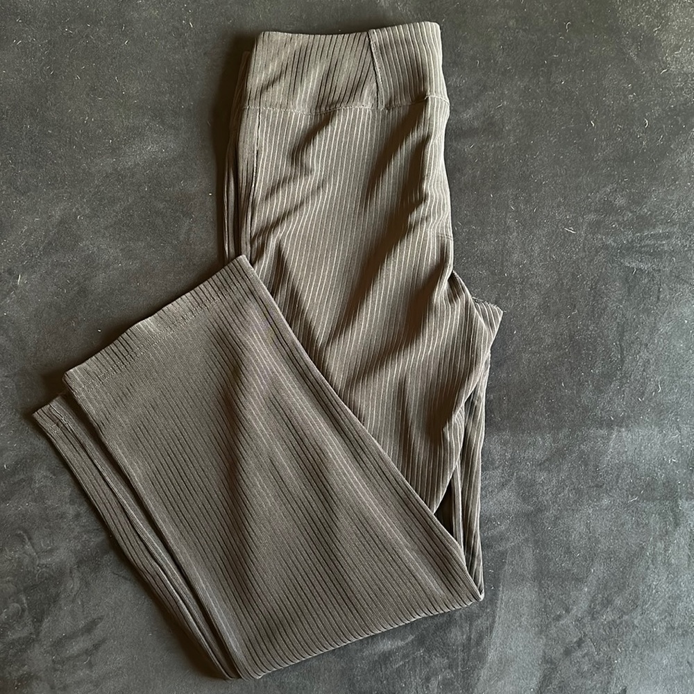 Mix & Co Sz XL Black Ribbed Dress Pant